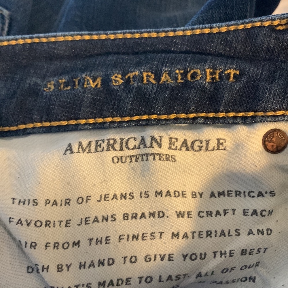 American Eagle Men's Extreme Flex Slim Straight Stretch Jean size 29x30 - Picture 4 of 6